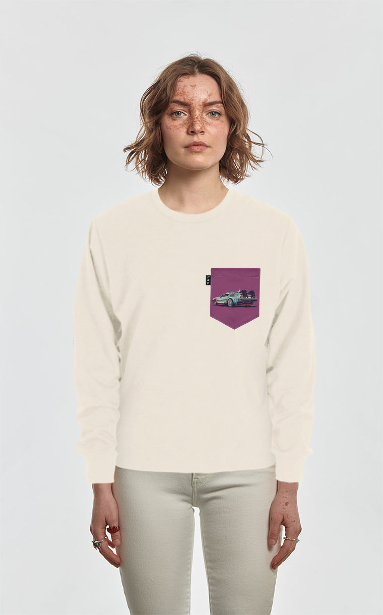 Crewneck Qc à poche 141.6 km/h