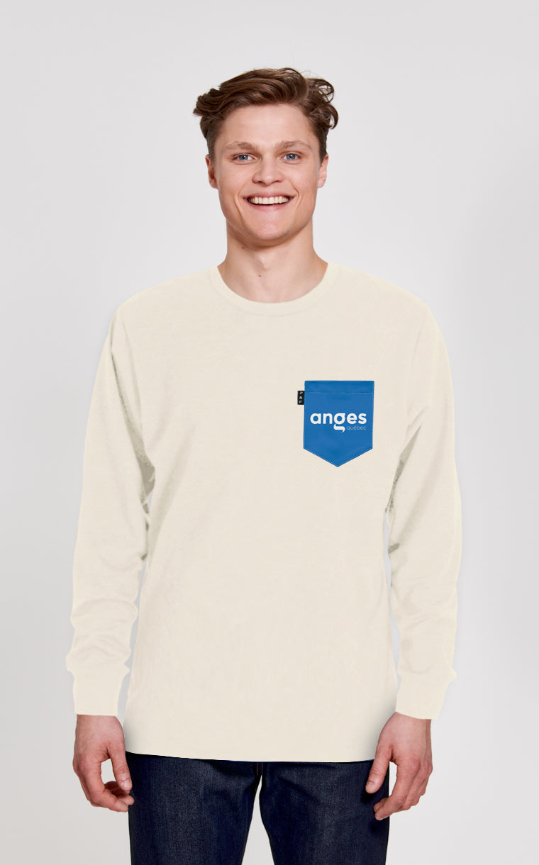 Crewneck Qc à poche Anges Québec