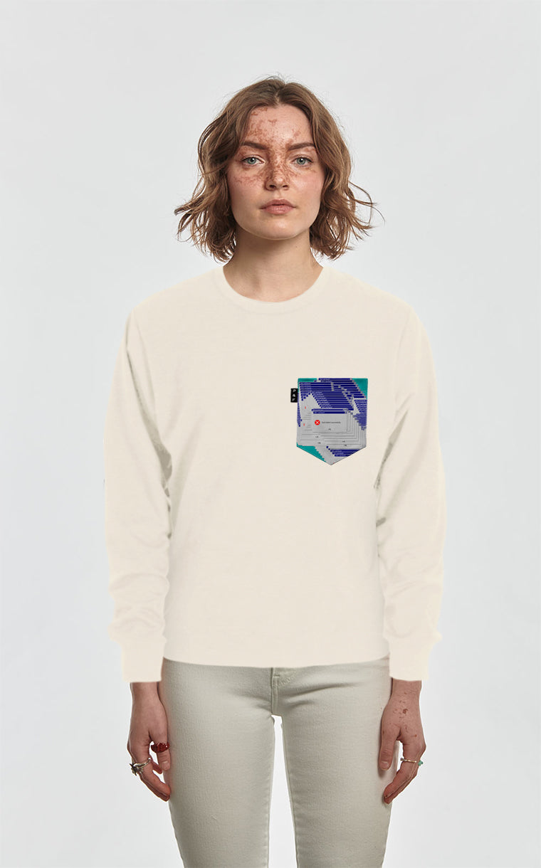 Crewneck Qc à poche Ctrl+Alt+Del