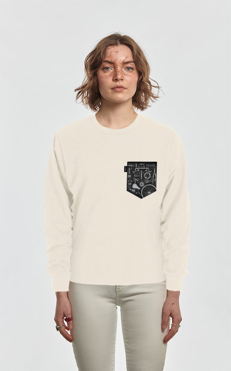 David Bécane Qc Pocket Crewneck