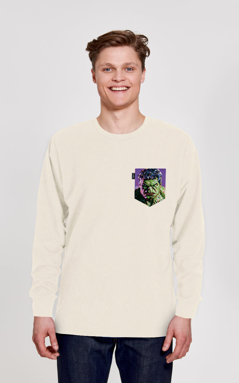 Crewneck Qc à poche Fâché Vert