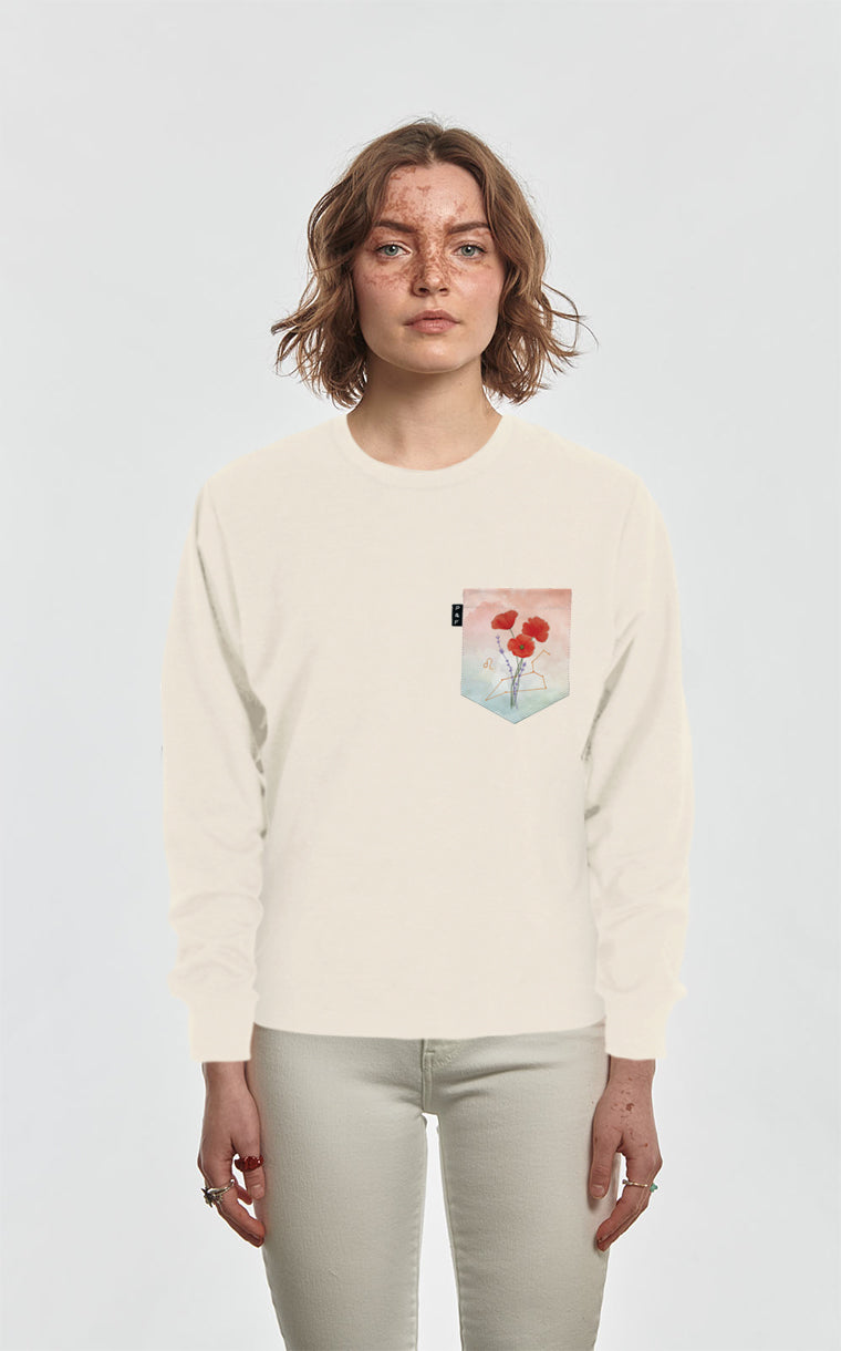 Crewneck Qc à poche Leodorisant