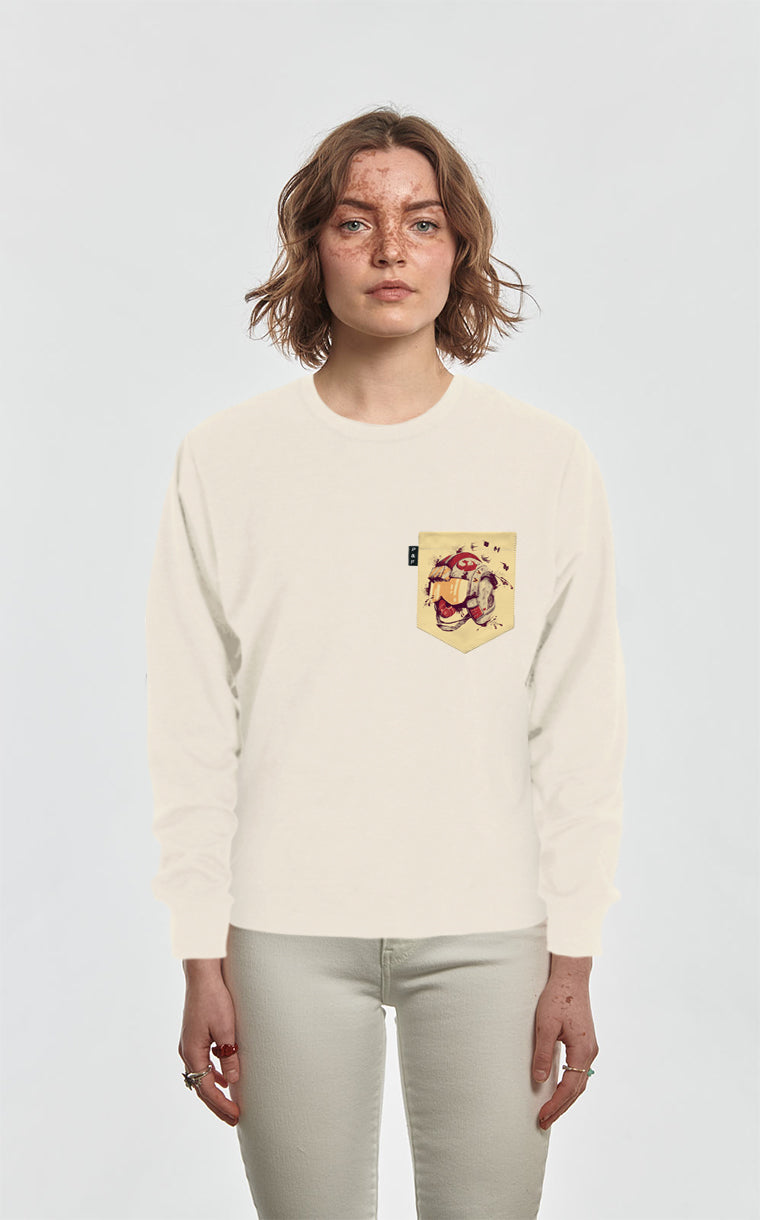 Crewneck Qc à poche Luc Vadebonciel