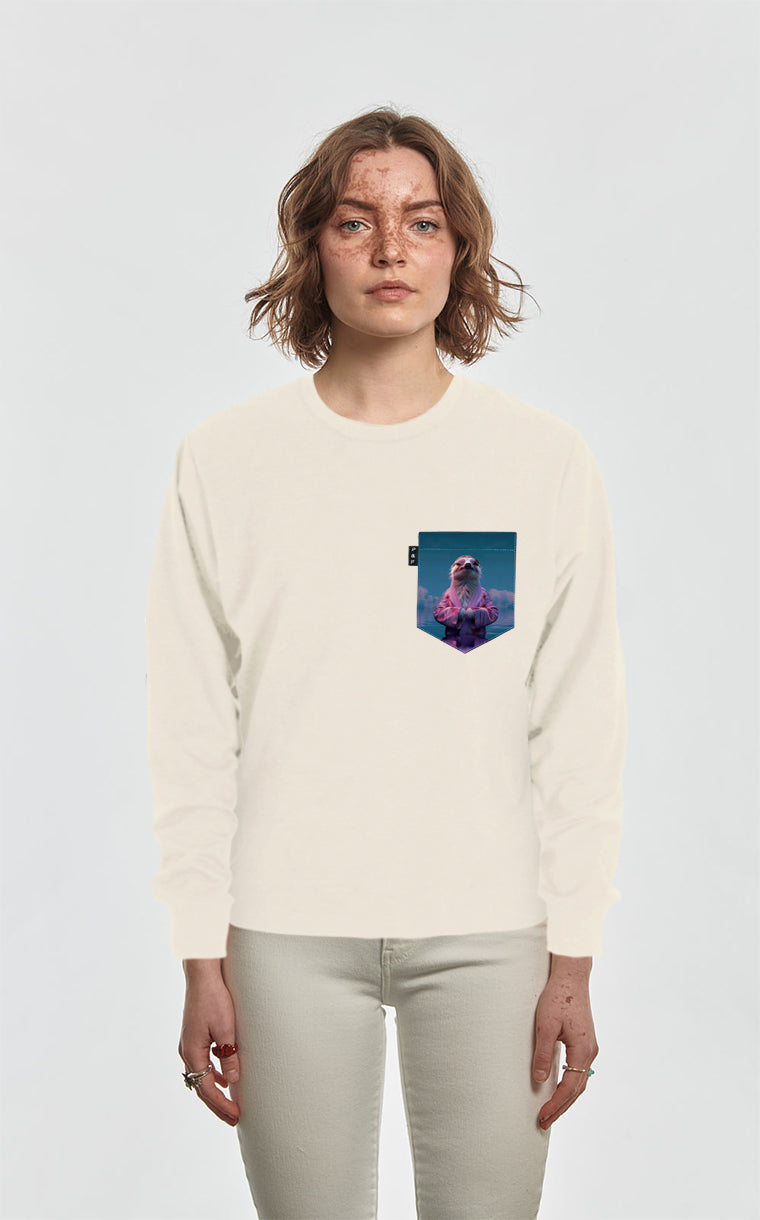 Crewneck Qc à poche Slothus