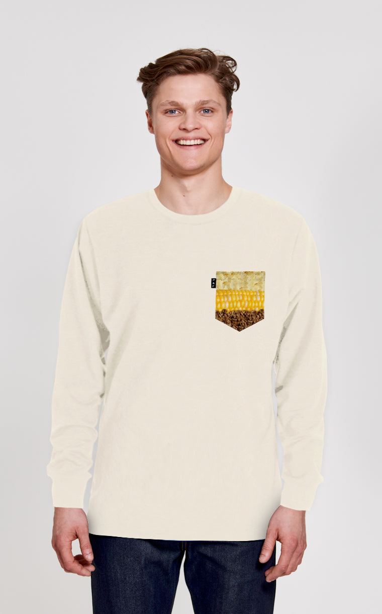 Crewneck Qc à poche Steak Blé d'Inde patate