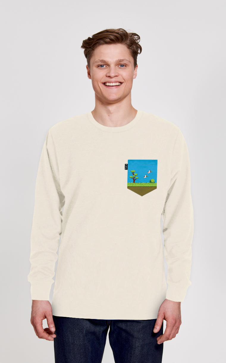 Crewneck Qc à poche Tire la chasse