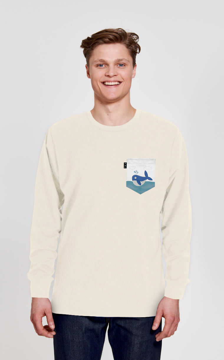 Crewneck Qc à poche Willy