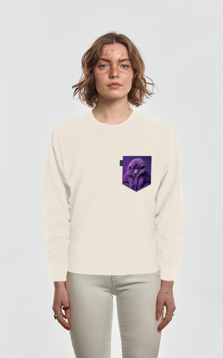 Yves Singe-Laurent Qc Pocket Crewneck