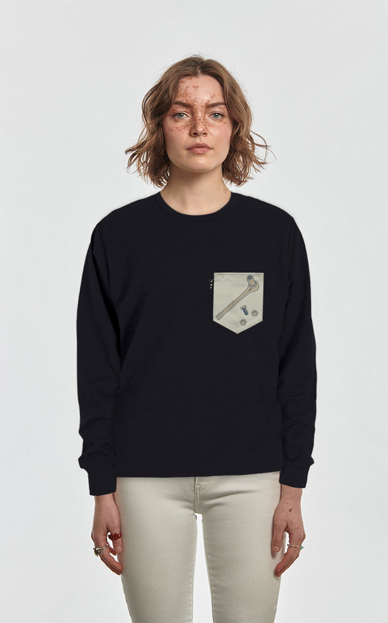 Crewneck Qc à poche Avec un ratchet