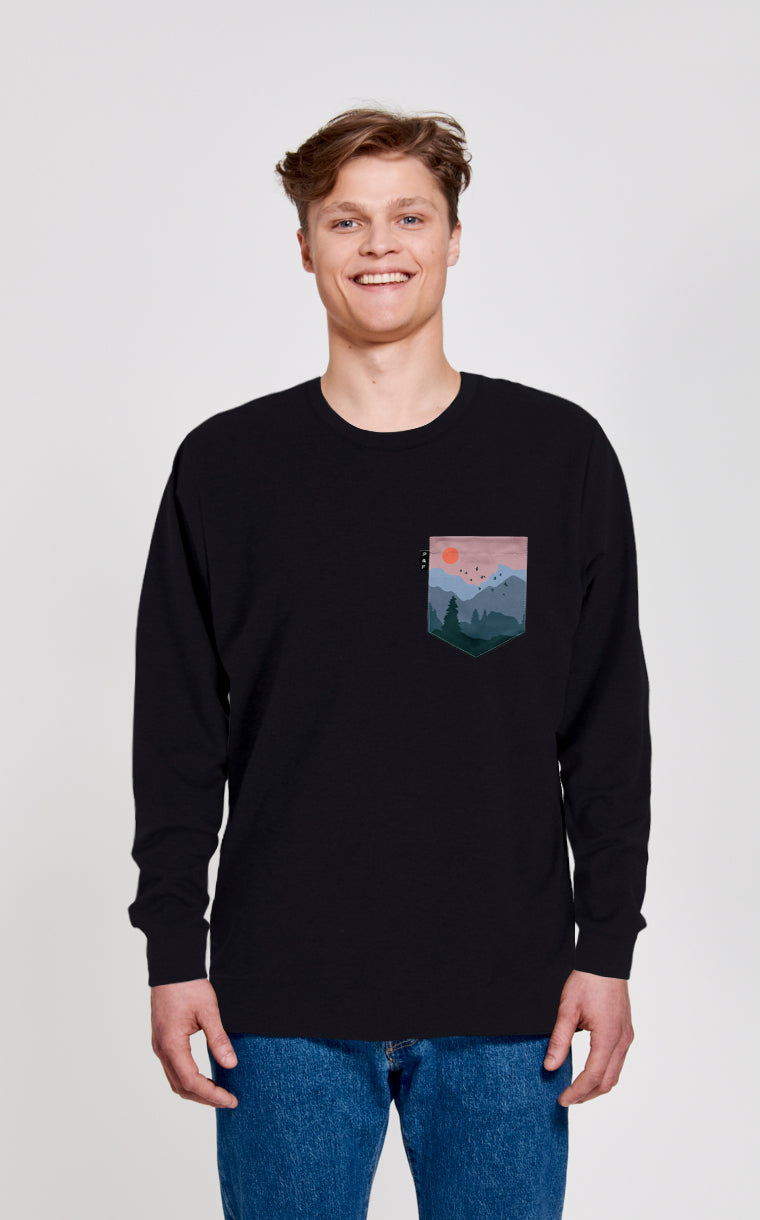 Brokeback Mountain Pocket Qc Crewneck