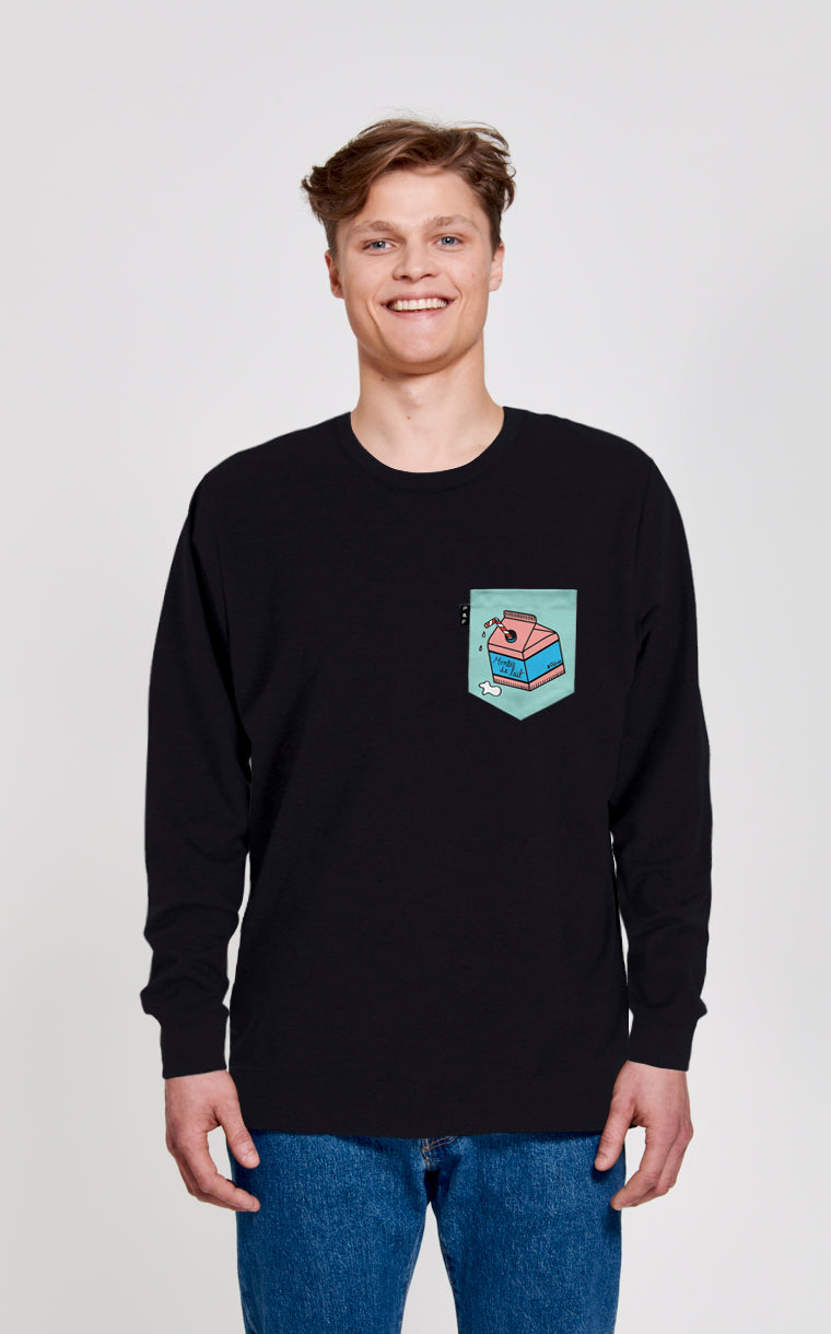 #Chlowe Pocket Qc Crewneck