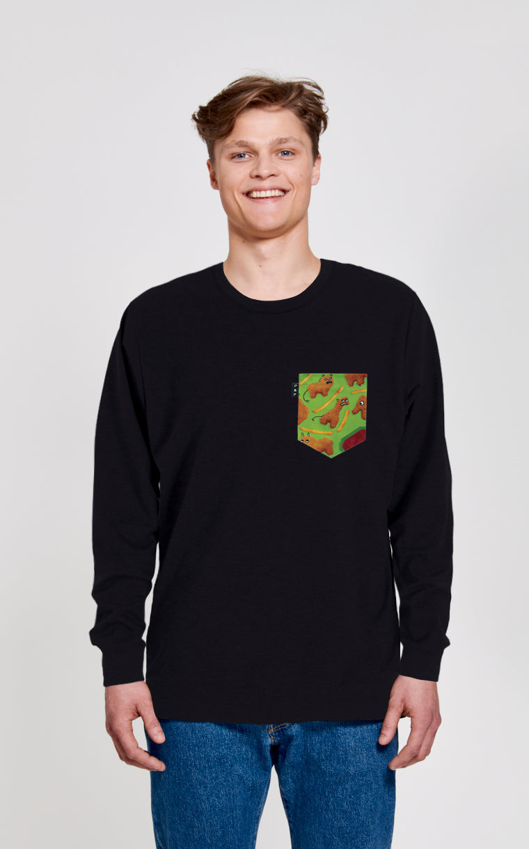 Crewneck Qc à poche Crocopoulatorius