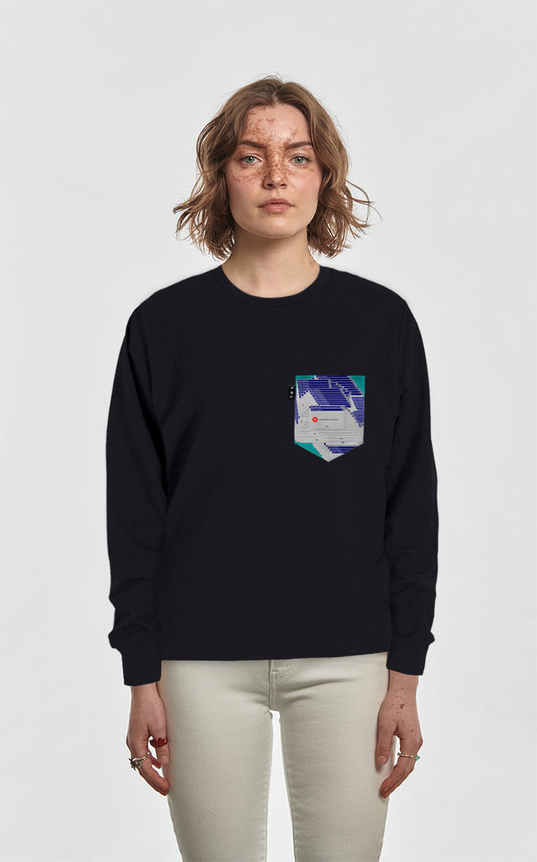 Crewneck Qc à poche Ctrl+Alt+Del