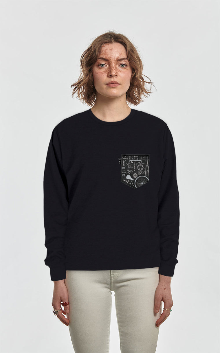 David Bécane Qc Pocket Crewneck