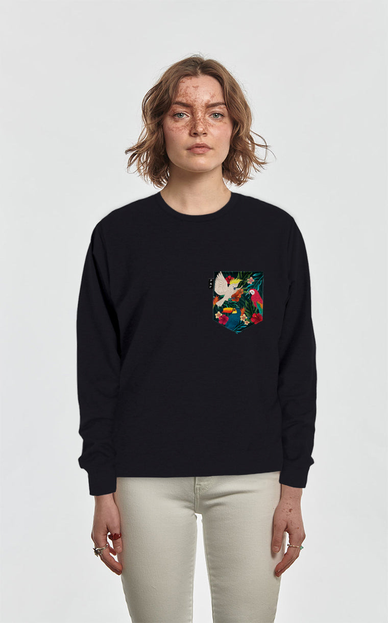 King Toucan-Khamon Pocket Qc Crewneck