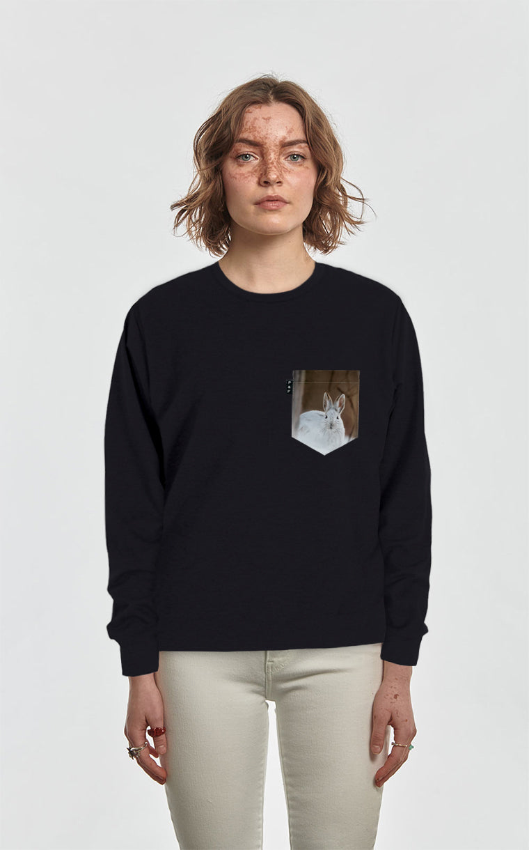 Crewneck Qc à poche Lièvre Gercé