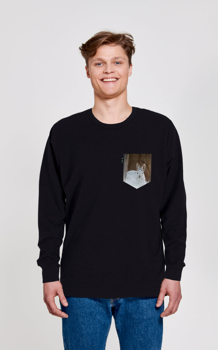 Crewneck Qc à poche Lièvre Gercé