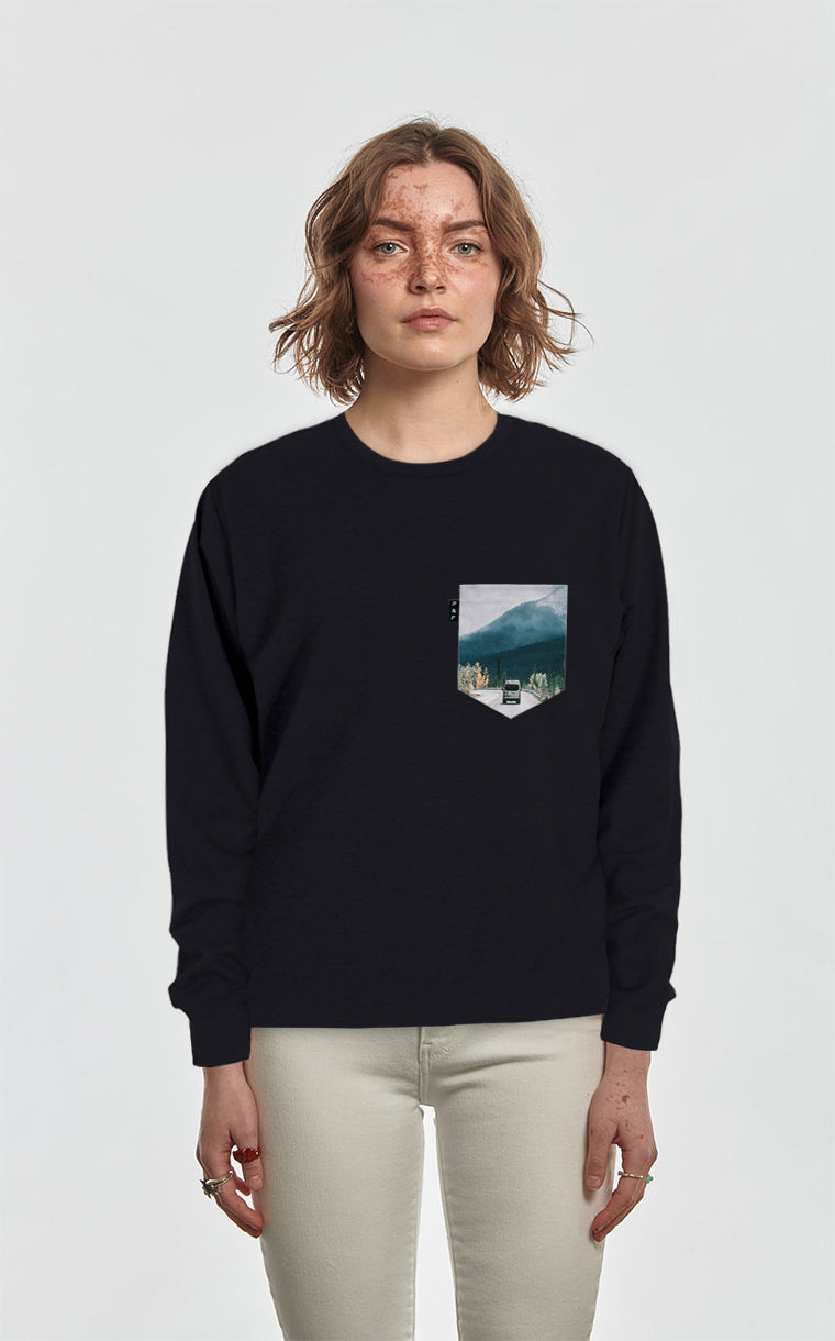 Loaded in the West Qc Pocket Crewneck