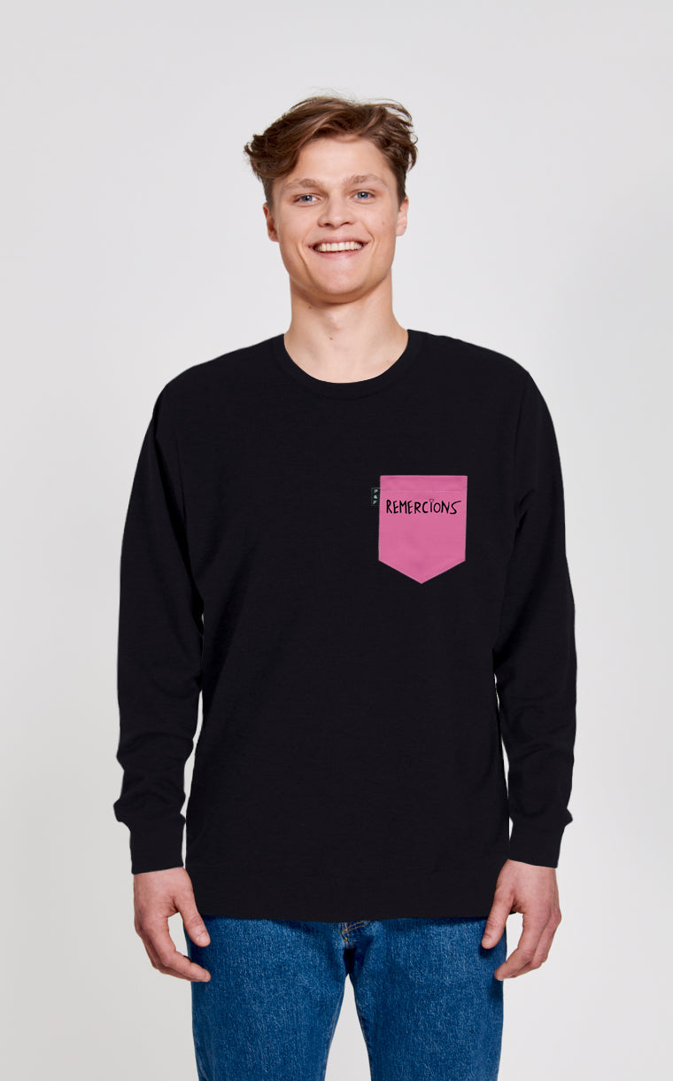 Crewneck Qc à poche Mishel Kekourge Remercions
