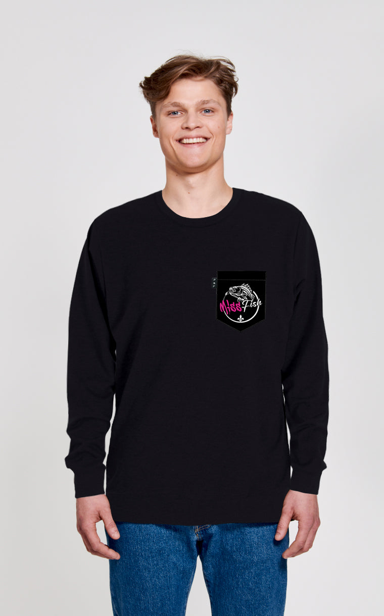 Crewneck Qc à poche Miss Fish