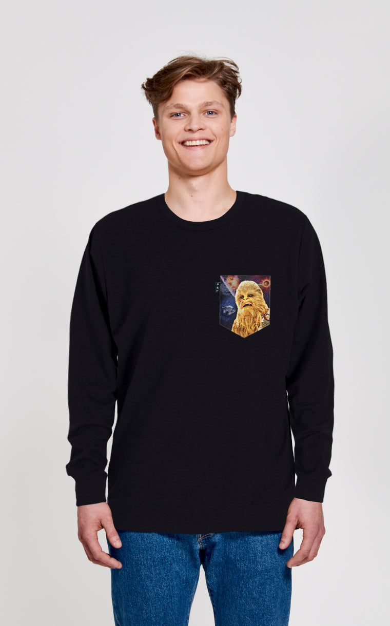 Crewneck Qc à poche Onomatopée