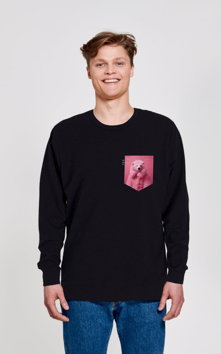 Polenciaga Bear Pocket Qc Crewneck