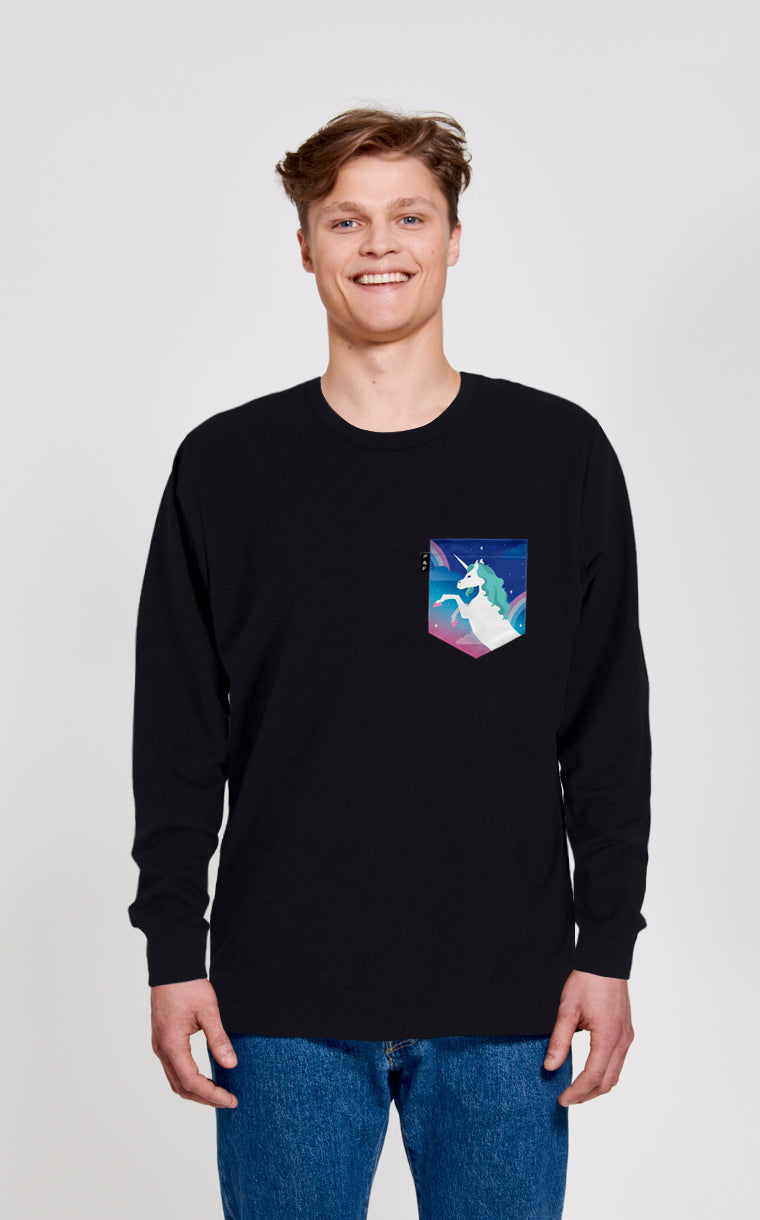 Paul-Arcand Ciel Qc Pocket Crewneck