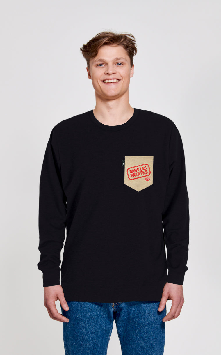 Crewneck Qc à poche Poche de patates