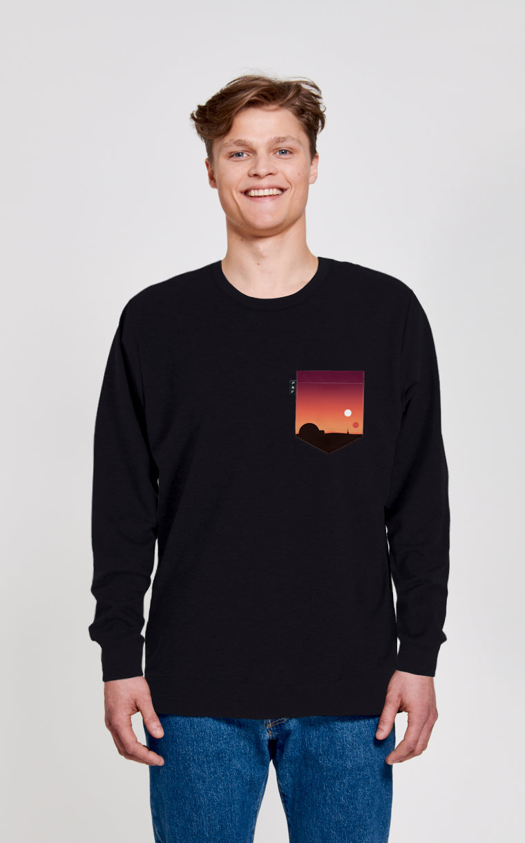 Crewneck Qc à poche Sandstorm