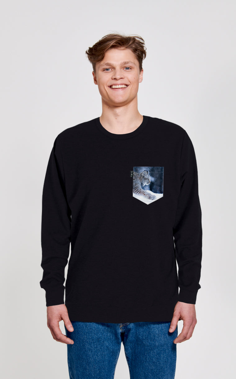 Crewneck Qc à poche Star Lynx