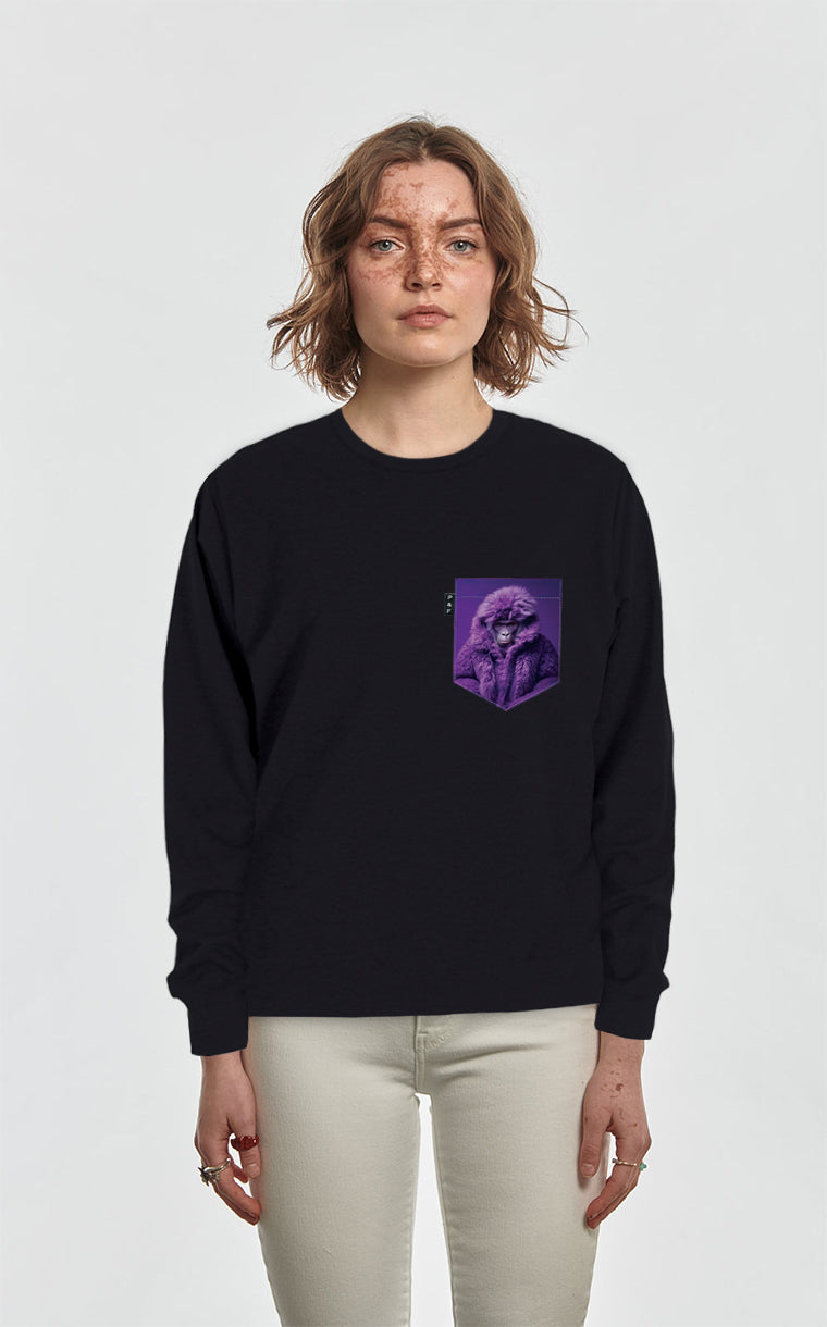 Yves Singe-Laurent Qc Pocket Crewneck