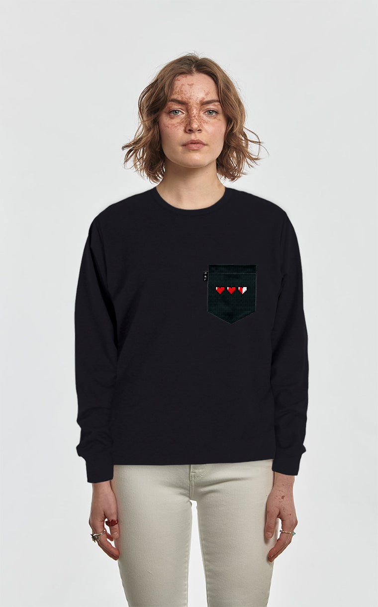 Crewneck Qc with pocket Les zel da mode