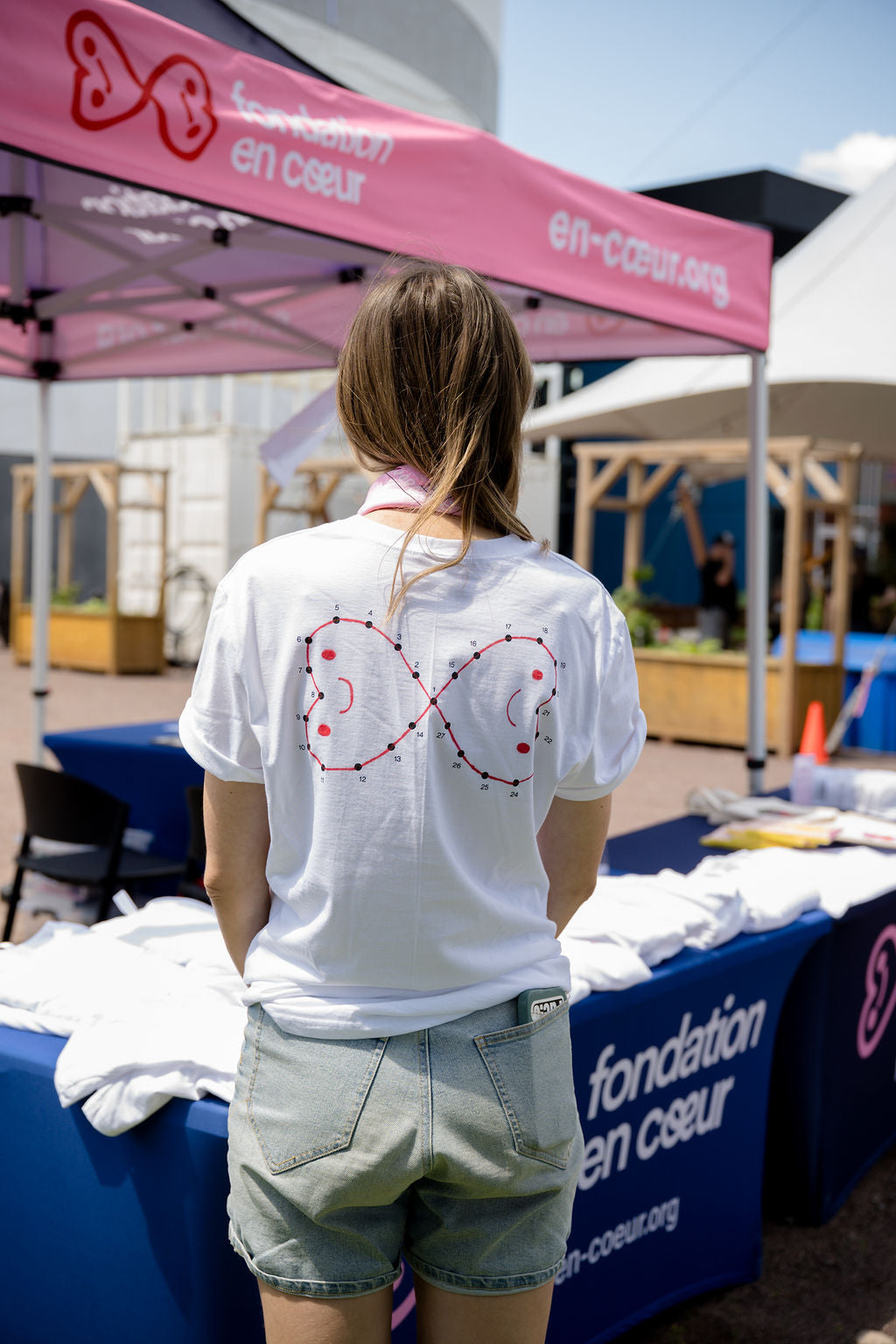 T-shirt Fondation en coeur - Dessine-moi des ailes