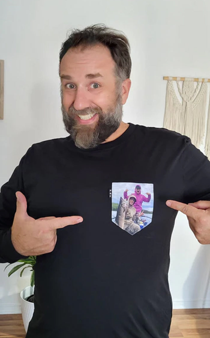 T-shirt à poche personnalisable