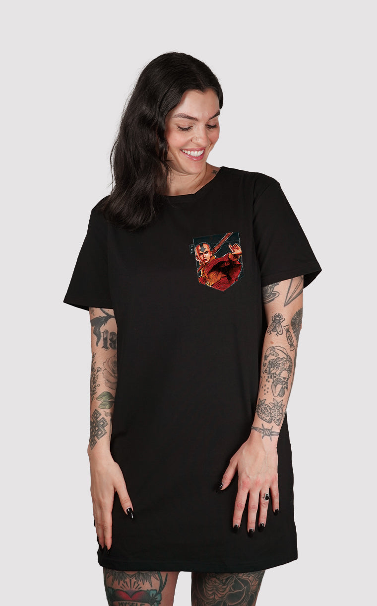 Robe à poche pour femme avec poche Chauve qui peut ^ 