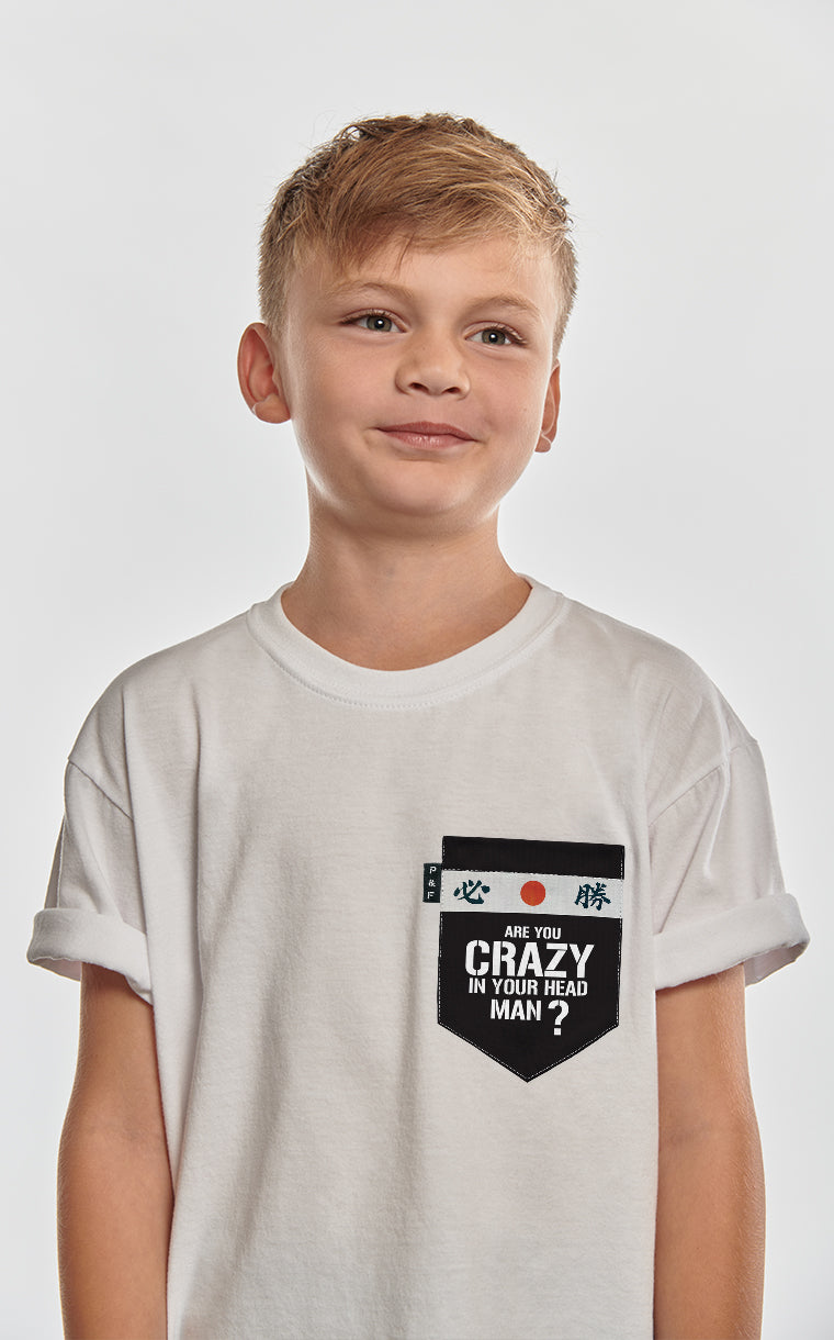 Are you crazy in the head pocket t-shirt