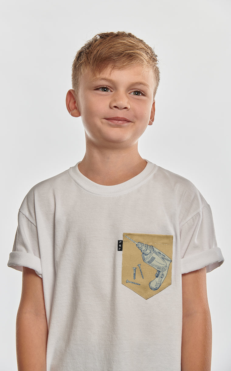 Pocket T-shirt With a drill