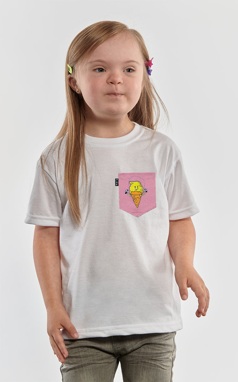 T-shirt à poche Crème glacée, limonade sucrée