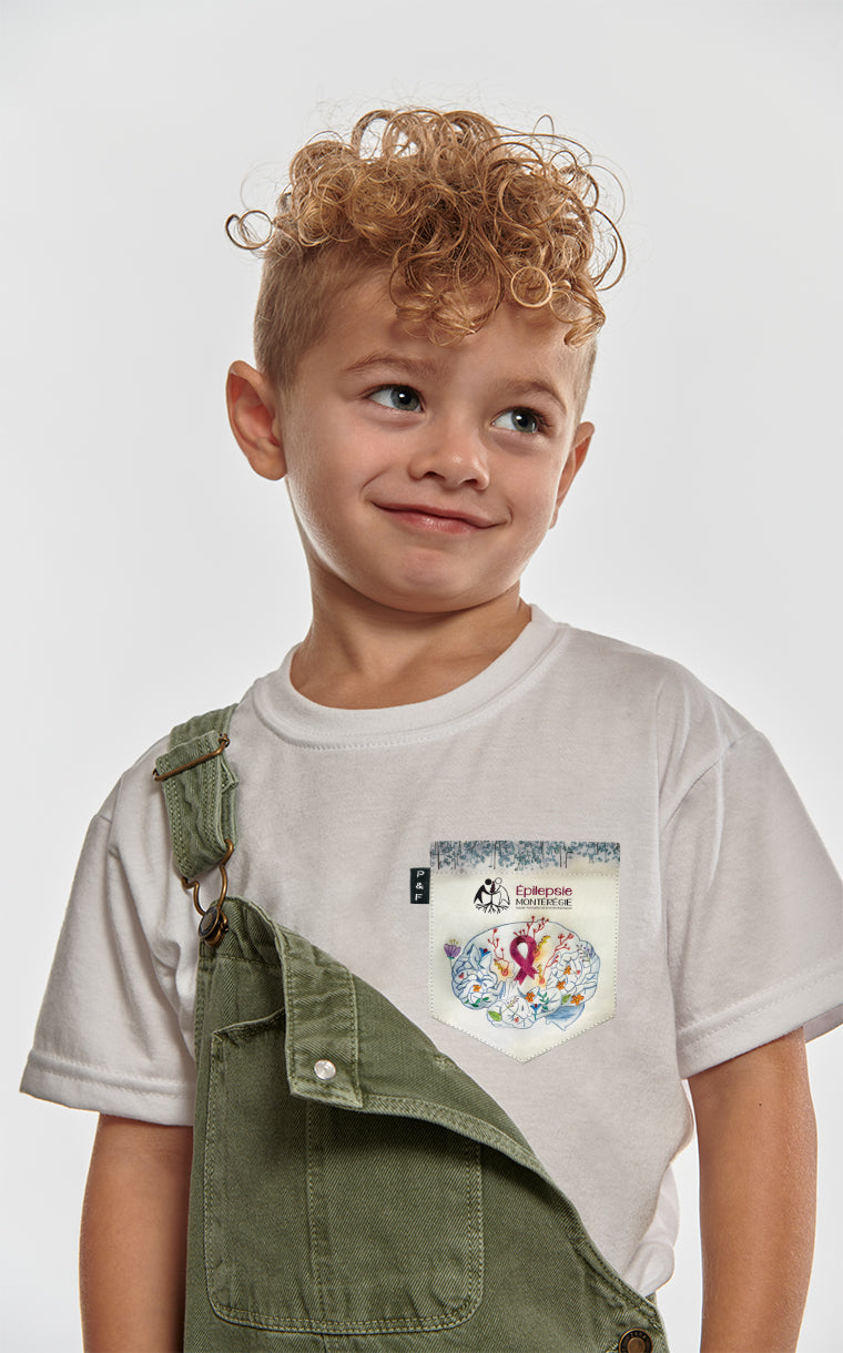 T-shirt à poche Épilepsie Montérégie
