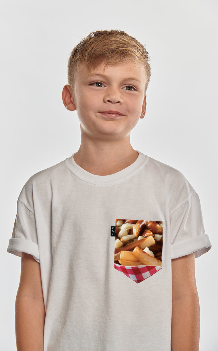 French Fries Gratin Sauce Pocket T-Shirt