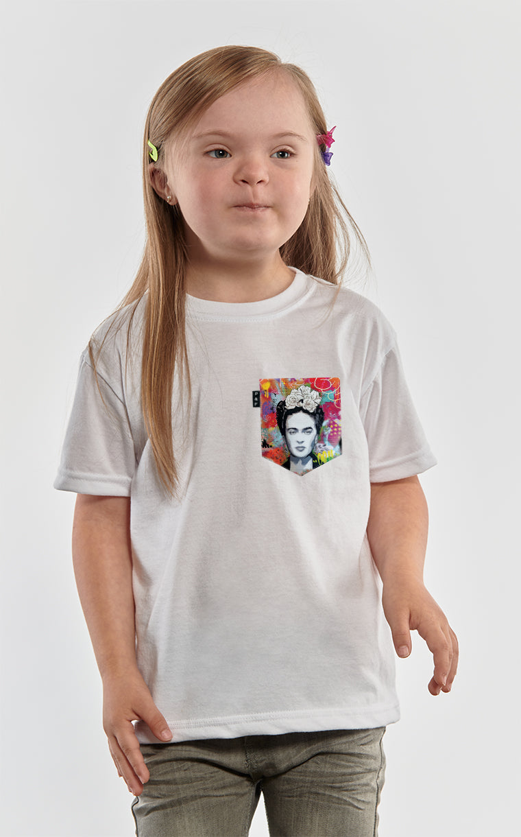 T-shirt à poche Kahlo