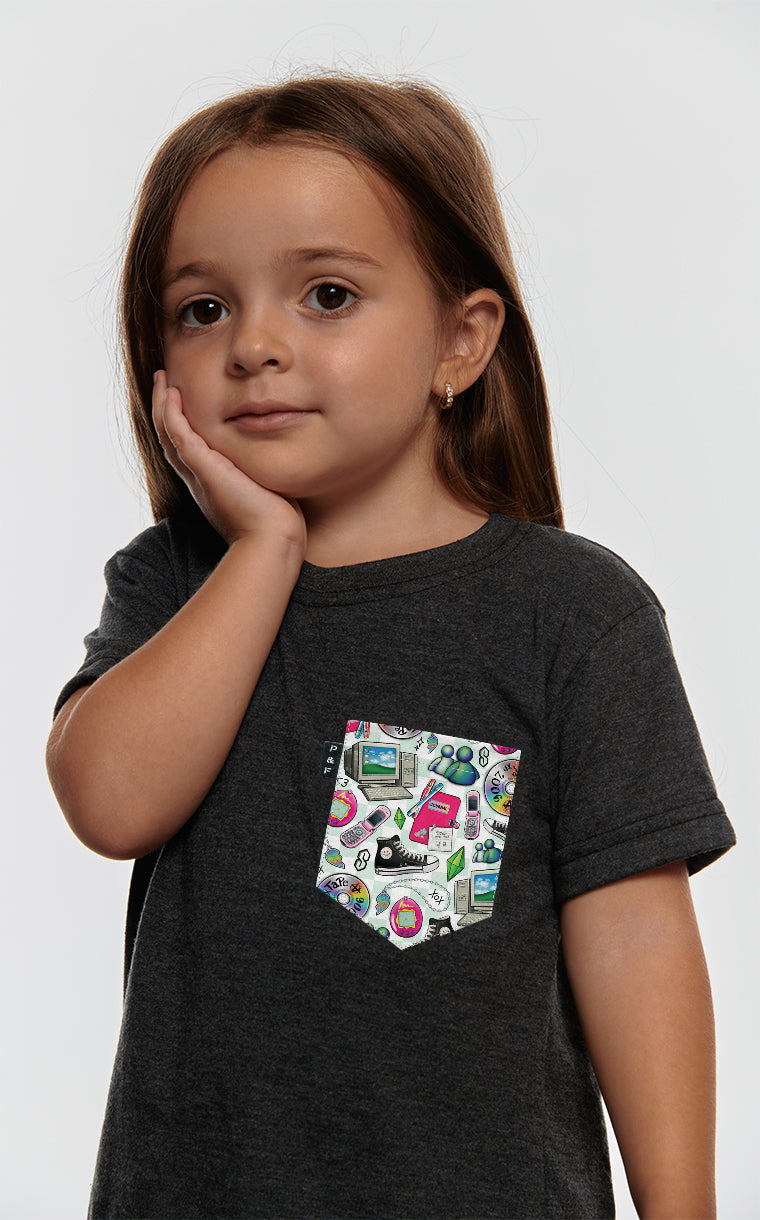 90s kids pocket t-shirt