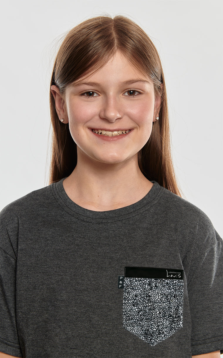 T-shirt à poche Interconnexion