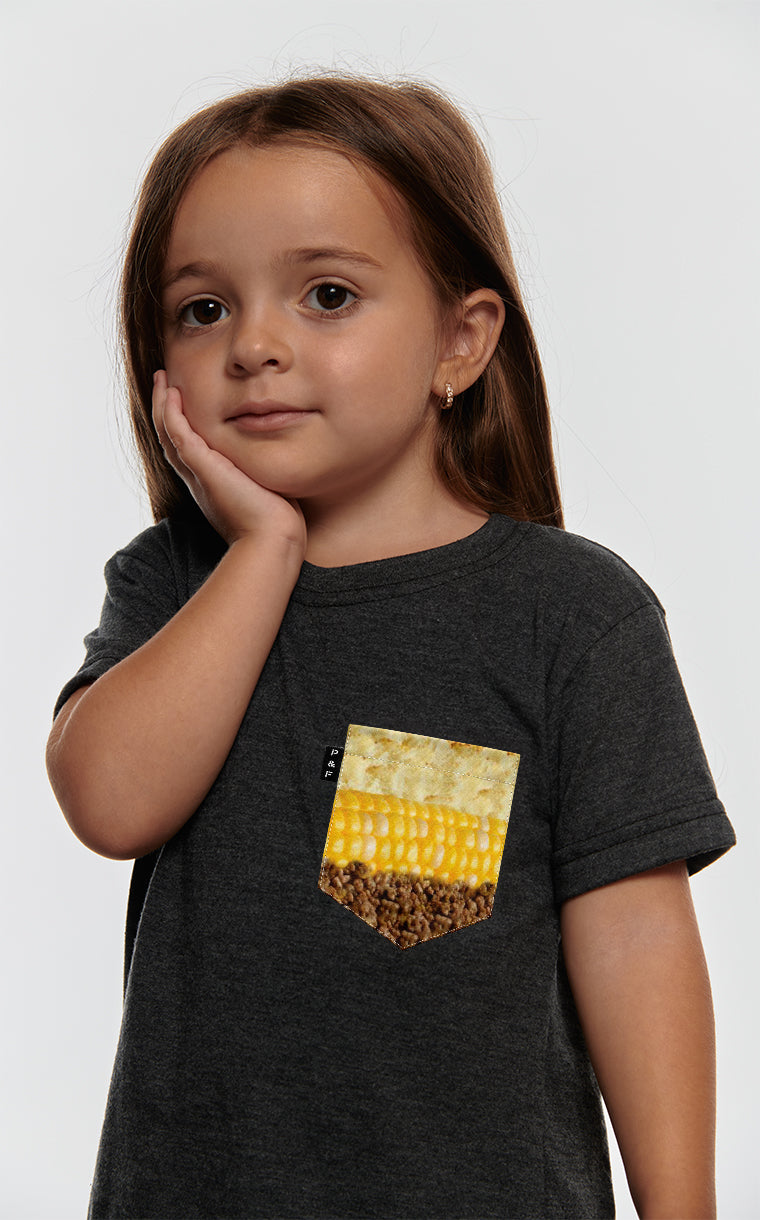 Corn Steak Potato Pocket T-Shirt