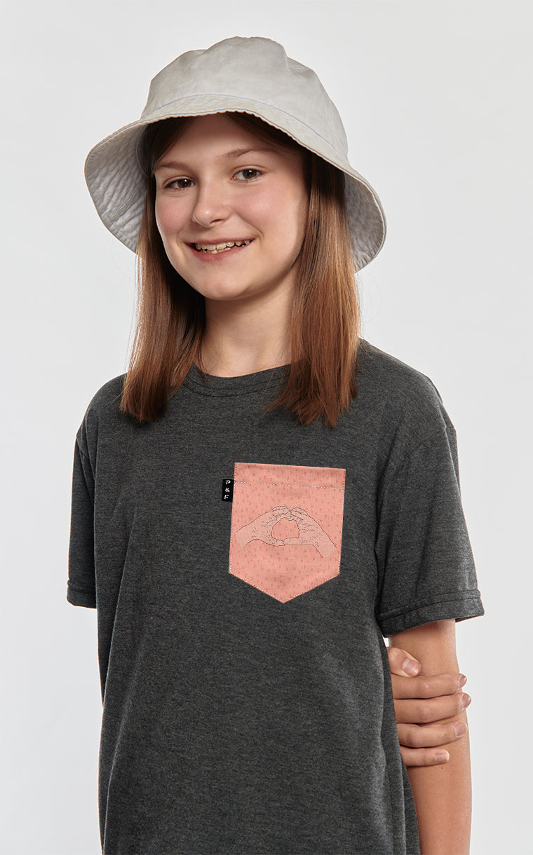 Love Tetradecagon Pocket T-Shirt