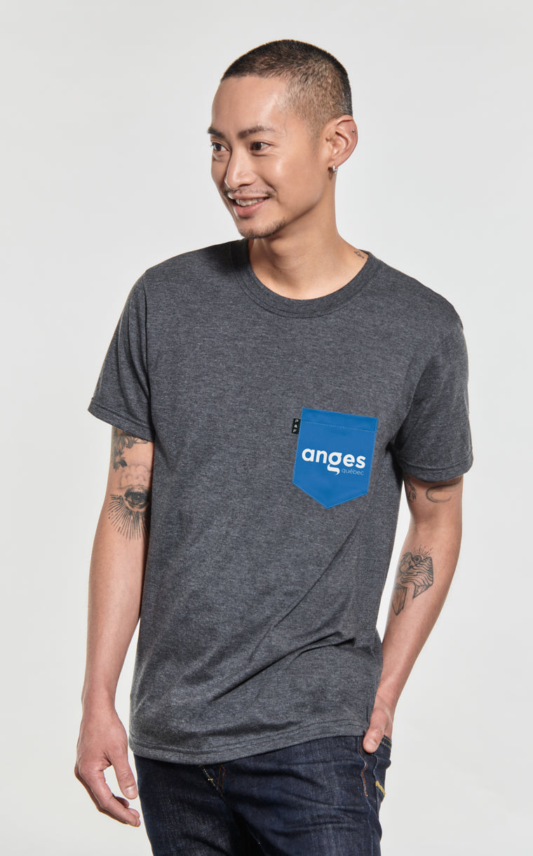 T-shirt à poche Anges Québec