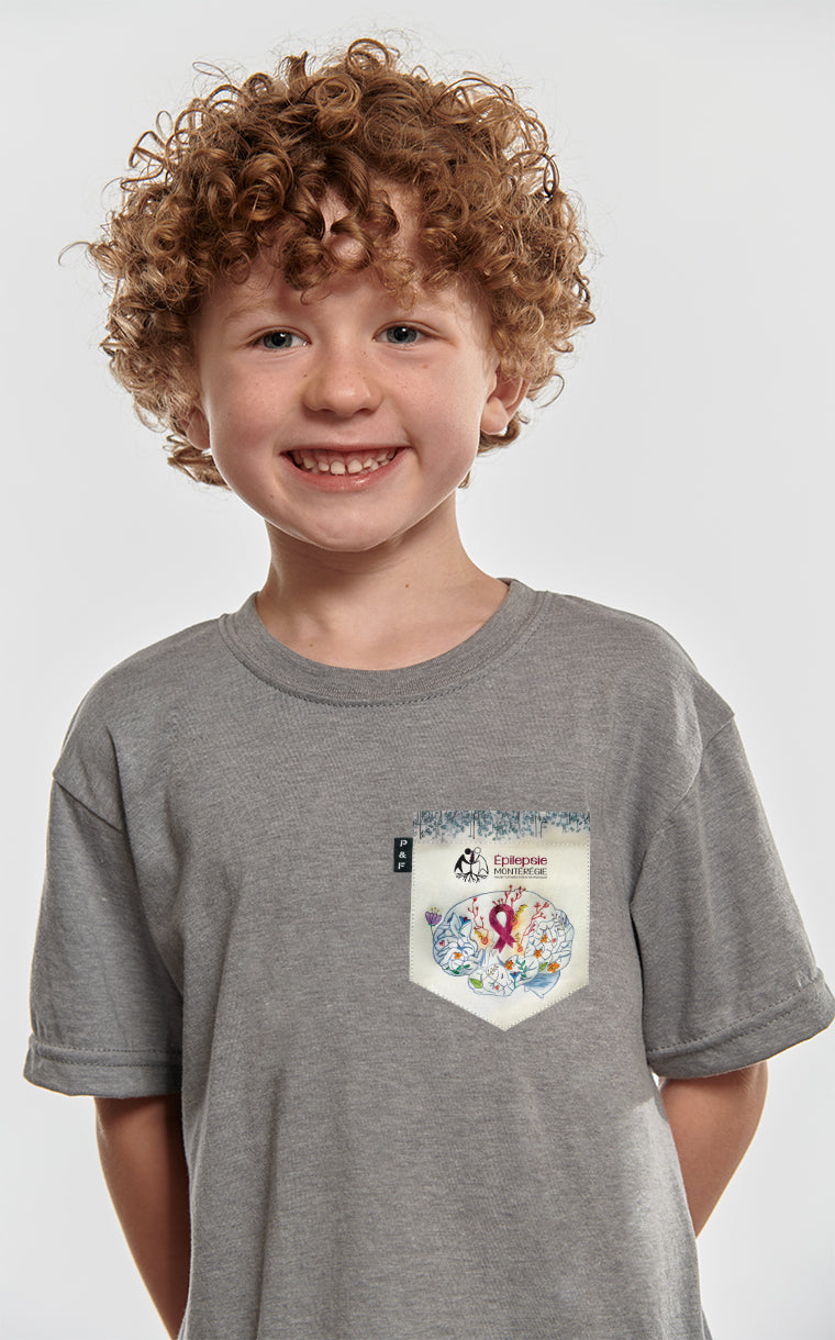 T-shirt à poche Épilepsie Montérégie
