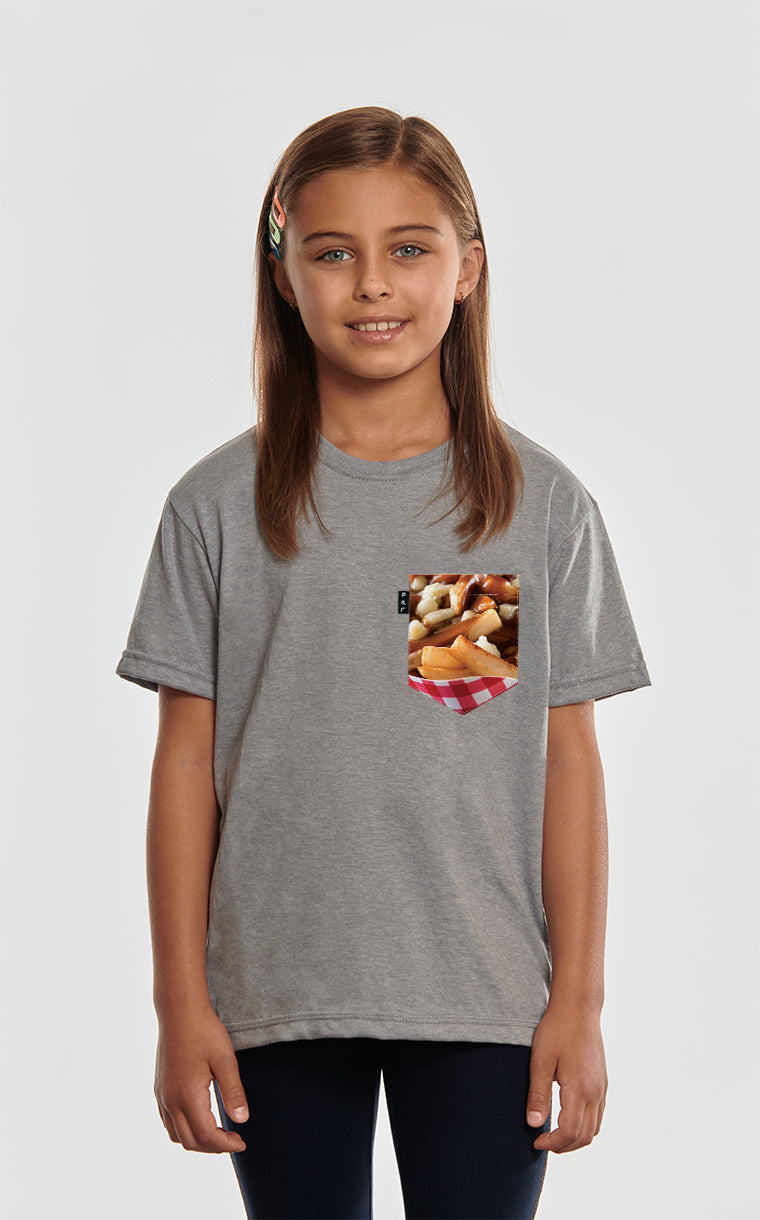 French Fries Gratin Sauce Pocket T-Shirt