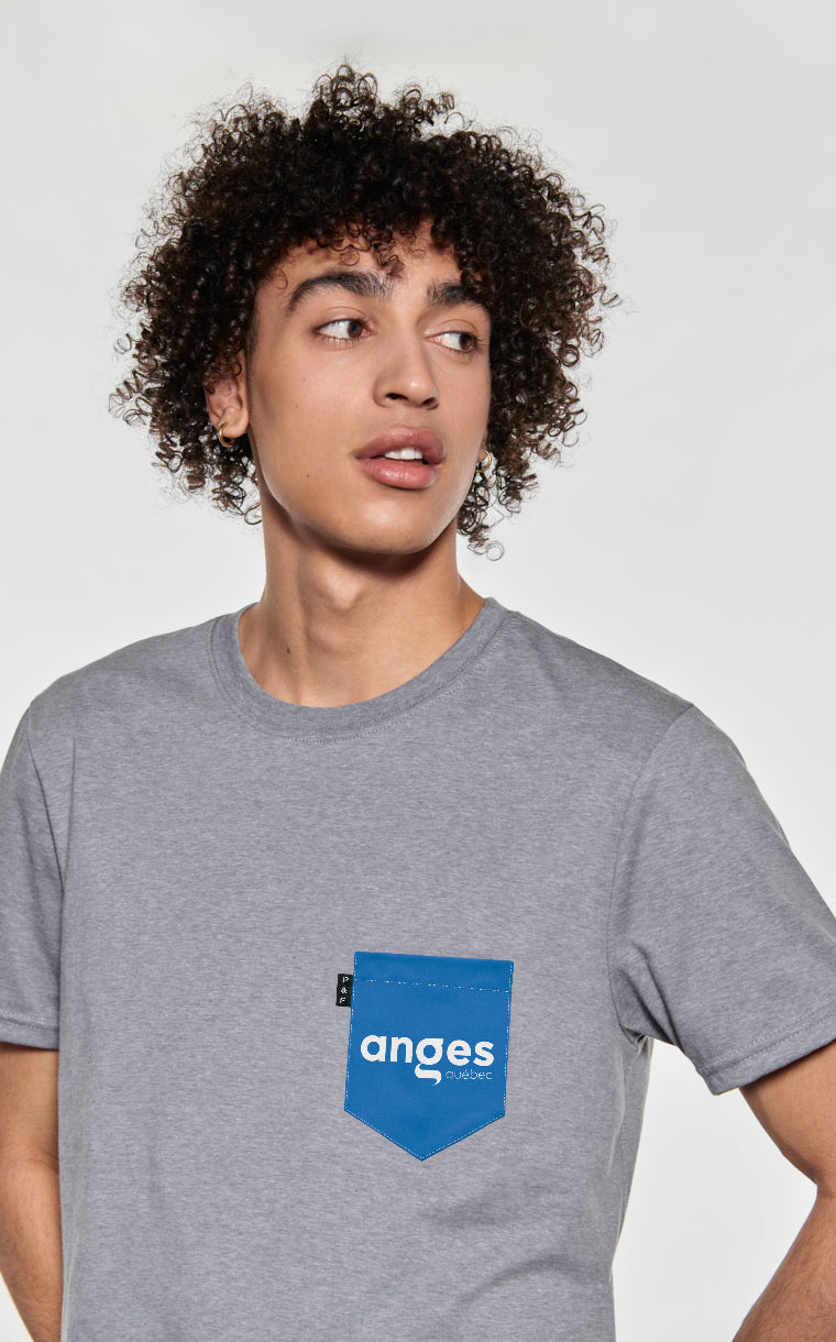 T-shirt à poche Anges Québec