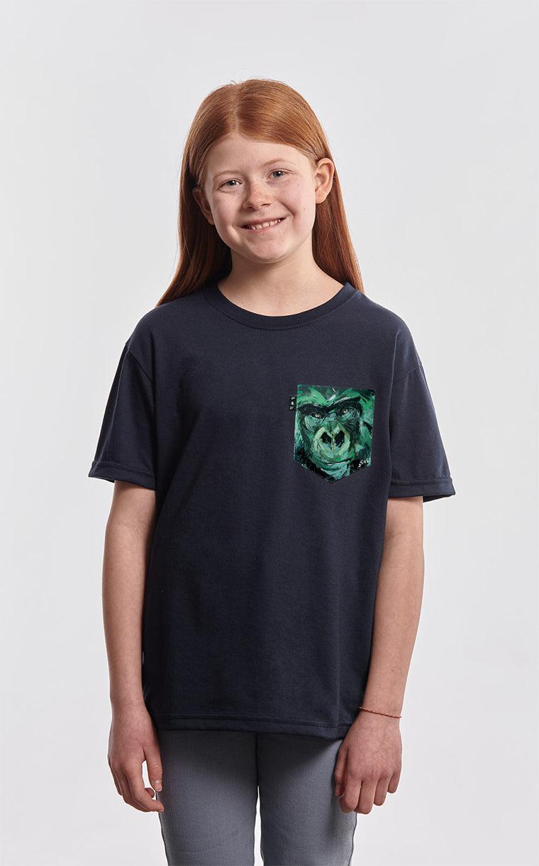 Happy Monkey Hen Pocket T-Shirt!